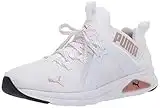 PUMA womens Enzo 2 Cross Trainer, Puma White-rose Gold, 9 US