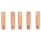 0.6mm Mig Welding Welder Round Contact Tips for MB15 Euro Torches 5pk