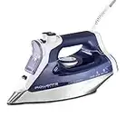 Rowenta Pro Master Stainless Steel Soleplate Steam Iron for Clothes 400 Microsteam Holes, Cotton, Wool, Poly, Silk, Linen, Nylon 1700 Watts Ironing, Fabric Steamer, Powerful, Auto-Off DW8080