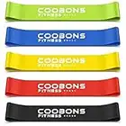 Resistance Bands for Working Out, Women & Men Exercise Bands Set, with Carry Bag, Instruction Guide, for Whole-Body Fitness, Booty, Leg, Arm, Stretching, Physical Therapy, Strength Training - Set of 5