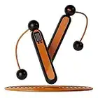 Jump Rope, Eesteros Digital Skipping Rope with Counter Adjustable 9.18ft Rope and 2 Cordless Balls for Outdoor and Indoor Workout(Black&Orange)