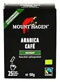 Mount Hagen Bio FT Naturland Instant Kaffee Sticks, 25x2g, entkoffeiniert