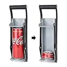 Can Crusher & Bottle Opener - Heavy Duty 16OZ 2 in 1 500ml Aluminium Drinking Tin Can Kitchen Recycle Tool for Recycling Beer Soda Cans,Crushes Soda Cans Beer