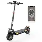 Electric Scooters, iScooter ix4 Scooter Adults, APP Control, 48V 15Ah Fast E-Scooter, 45 km Long Range, Double Turn Lights, 10'' Off-road Tires