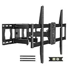 Full Motion TV Wall Mount for Most 37"-86" Flat Screen TV, Swivel or Tilt TV Wall Bracket with Dual Articulating Arms, for 12"-16" Wood Studs, Max VESA 600x400mm, Load 132 lbs by USX MOUNT