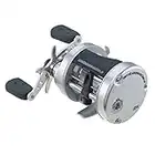 Abu Garcia Ambassadeur S Conventional Reel, Size 6500 (1292736), 1 Stainless Steel Ball Bearings + 1 Roller Bearing, Synthetic Star Drag, Max of 11lb | 4.9kg,Black