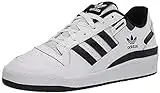 adidas Originals Men's Forum Low Sneaker, White/White/Black, 10