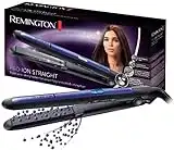 Remington Glätteisen [Testsieger] Pro-Ion (dreifache Ionen-Technologie & Ultra-Turmalin-Keramikbeschichtung sorgen für weniger Frizz und statische Aufladung) LCD-Display, Haarglätter S7710 Lila