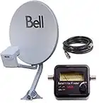 20" Bell TV Satellite Dish 500 KIT- Quad Output DPP LNB with Satellite Finder