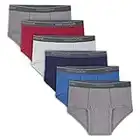 Fruit of the Loom mens Cotton (Regular & Big Men) Briefs, Regular - 6 Pack Assorted, Medium US