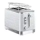 Russell Hobbs Tostapane, Scaldapanini, 2 Fette, Riscalda e Scongela, 1050 W, Grigio, Inspire Bianco, 24370-56