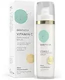 Cosphera - Vitamin C Performance Serum hochdosiert 50 ml - Vitamin C Konzentrat Gel mit Hyaluronsäure für Gesicht, Hals und Augen - Vegane Anti-Falten Feuchtigkeitsbehandlung für Frauen und Männer