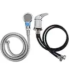 Salon Shampoo Bowl Faucet and Sprayer Hose Kit for Shampoo Bed Bowl or Backwash Unit, Hair Salon Tool