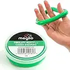 Meglio Therapy Hand Putty 57g - for Hand Exercises Targeting Hand Recovery and Rehabilitation, Strength Training and Stress Relief, Variable Resistive Strength (Green (Medium))