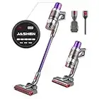 JASHEN 26KPa 8-in-1 Cordless Vacuum Cleaner 350W Stick&Handheld Vacuum with Rechargeable Lithium Battery,Up to 45 min Runtime,Dusting/Crevice Tool