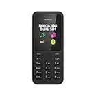 Nokia 130 Telefono Cellulare, Display da 1.8", Dual SIM, Radio FM, Nero [Italia]