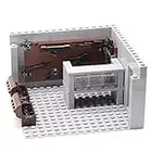 MCHE Military Scene Weapon Shop Building Sets for Soldiers Swat Army WW2 Scene, Compatible With Lego Minifigures,PPRAKQ42HEL14EF37PE05