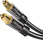 TOSLINK cable, anti EMI/RFI optical audio cable – 1m – fibre optic cable for soundbars (TOSLINK to TOSLINK, digital S/PDIF cable, stereo systems/amplifiers, home cinema, Xbox One/PS4) – CableDirect