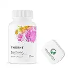 PremiumVital, Thorne Research, Basic Prenatal, Vitamine per la Gravidanza, 90 Capsule, con Pratico Portapillole, Testato in Laboratorio, Senza Soia, Senza Glutine, Non OGM