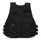 swat weste, gilet tactique enfant, Gilet par balle enfant Gilet Tactique, Gilet Tactique Militaire pour l'armée des Enfants, Gilet de Sécurité, Gilet CS, Entraînement au Combat, Gilet de Protection No