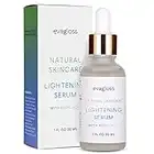 Evagloss Skin Lightening Serum with Kojic Acid - Skin Whitening & Brightening Beauty Care Cream For Body Face Neck Bikini Sensitive Areas & All Skin Types - Dark Spot Corrector by Evagloss…