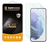 Supershieldz (3 Pack) Designed for Samsung Galaxy S22 5G Tempered Glass Screen Protector, [Not Fit for S22 Ultra] Anti Scratch, Bubble Free