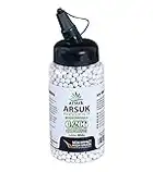 ARSUK Softair Kugeln Munition Paintball Hochwertige BB, High Grade 6mm - 0.20g, Gewehr Sniper Waffen Erwachsene Jagdsport Zubehör