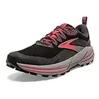 Brooks Cascadia 16 GTX, Chaussure de Course Femme, Black Blackened Pearl Coral, 39 EU