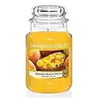 Yankee Candle Scented Candle, Mango Peach Salsa Large Jar Candle, Burn Time: Up to 150 Hours