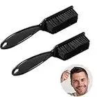 2 Pcs Fade Brush - Barber Blade Cleaning Brush Clipper Blade Cleaning Brush, Hair Clipper Cleaning Nylon Brush for Haircut, Barbers Supplies, Nail Brush Trimmer Barber Cleaning Brush Tool