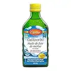 Carlson Cod Liver Oil, Lemon Flavour, 250 milliliter