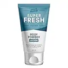 Super Fresh Body Powder Lotion by SweatBlock - Talc Free, Anti-Chafing, Deodorizing, Natural Ingredients - No Mess Body Powder Lotion for Men and Women - 4 fl oz.