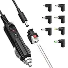 BERLS Cargador Conector Mechero Coche DC 12V 2A con Cable 2m para LED-Strip DVD Car Charger Universal, con 8 DC Conectores 5.5x2.5mm, 2.5x0.7mm, 3.0x1.1mm, 3.5x1.35mm, 4.0x1.35mm, 4.0x1.7, 4.8x1.7