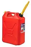 Scepter 3609 20 Liter/5.3 Gallon Fuel Can, Military Style, Red