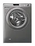 CANDY Ultra HCU1492DGGE Freestanding Washing Machine, 9kg Load, 1400 rpm, Android App Enabled, Eco Cycles, Water&Energy auto sensing, Graphite