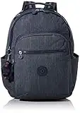 Kipling SEOUL, Großer Rucksack mit Laptop-Schutz 15 Zoll, 44 cm, 27 L, 0.65 kg, Marine Navy