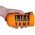 Go Time Gear Life Tent Emergency Survival Shelter – 2 Person Emergency Tent – Use As Survival Tent, Emergency Shelter, Tube Tent, Survival Tarp - Includes Survival Whistle & Paracord (Orange, 1pack)