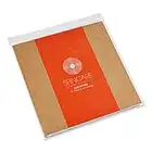 100x 12 Inch Anti Static Inner Vinyl Record Sleeves | AUDIOPHILE Poly Lined Plastic Protective Album LP Sleeve | Replaces Paper Sleeves & Fits Inside Cardboard Inners | Archival Quality Triple Ply