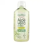 Equilibra Integratori Alimentari, Aloe Vera Extra 99,5%, Integratore Aloe Vera da Bere Puro o Diluito, Aloin Free, Detox, Pura Polpa, Senza Aggiunta di Acqua, Prodotto Vegano, Senza Glutine, 1 Litro