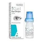 Gouttes pour les yeux secs et lentilles de contact IGel® | Larmes artificielles pour les yeux rouges et irrités | Gouttes pour les yeux à l'acide hyaluronique | Gouttes pour les yeux sans conservateur