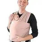 MAMMACITA® Tragetuch Baby von Hebamme - Baby Tragetuch Neugeborene - OEKO-TEX Elastisches Babytragetuch Neugeborene ab Geburt bis 15kg - Tragetuch Baby 5m lang mit Tasche & Anleitung