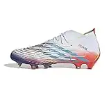 adidas Predator Edge.1 FG, Sneaker Unisex-Adulto, Ftwwht Syello Poblue, 44 2/3 EU