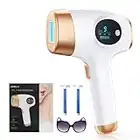 IPL Hair Removal Devices with 9 Energy Levels, 3 Functions for Long-Lasting Smooth Skin, 999,900 Light pulses Permanent Painless Hair Removal Device for Body, Legs, armpits