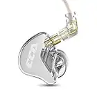 CCA CRA in Ear Monitor Headphones, Ultra-Thin Diaphragm Dynamic Driver IEM Earphones, Clear Sound & Deep Bass, Wired Earbuds with Tangle-Free Removable Cord