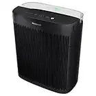 Honeywell HPA5300 InSight HEPA Air Purifier with Air Quality Indicator and Auto Mode, Allergen Reducer for Extra-Large Rooms (500 sq ft), Black - Wildfire/Smoke, Pollen, Pet Dander & Dust Air Purifier