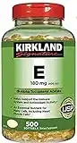 Kirkland Signature Vitamin E 400 I. U. 500 Softgels Per Bottle