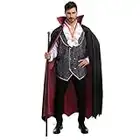 Spooktacular Creations Renaissance Mittelalterliche Vampir Deluxe Halloween Kostüm für Herren Rollenspiel Sins Cosplay, Small