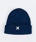 Hurley Icon Cuff Beanie, Gorro Para Clima Frío Hombre, Obsidian, Talla Única