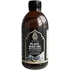 Everything Black Seed Black Seed Oil (Nigella Sativa, Black Cumin) 100% Cold Pressed 3X Thymoquinone- Glass Bottle (8.5oz/250ml)