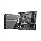 MSI Pro B660M-P DDR4 Carte Mère, Micro-ATX - pour Processeurs Intel Core 12ème Gén, LGA 1700 - DDR4 Memory Boost 4600+MHz/OC, Slot PCIe 4.0 x16, 1 x Slot M.2 Gen4 x4, LAN 1G 7D24-005R Noir